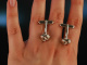 Around 1985! Beautiful classic knot cufflinks silver 835