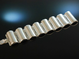 Around 1965! Extraordinary Large Vintage Bracelet Silver 925