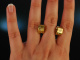 Around 1995! Beautiful classic earrings Creoles Diamonds Gold 585