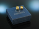 Around 1995! Beautiful classic earrings Creoles Diamonds Gold 585