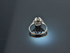 K&ouml;ln um 1960! Sch&ouml;ner Diamant Verlobungs Ring 0,24 ct Wei&szlig; Gold 585