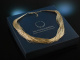 Um 1970! Coole Vintage Wasserfall Kette 50 reihig Silber 925