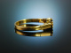My Love! Klassischer Verlobungs Ring Saphir Brillanten 0,25 ct Gold 750