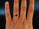 My Love! Classic Engagement Ring Sapphire Diamonds 0.25 ct Gold 750