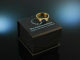 My Love! Classic Engagement Ring Sapphire Diamonds 0.25 ct Gold 750