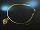 Around 1965! Cool Vintage Necklace with Rock Crystal Silver 925 Gold Plated