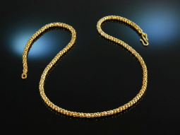 Around 1970! Beautiful Vintage Snakes Chain Silver 925...