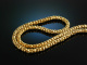 Around 1970! Beautiful Vintage Snakes Chain Silver 925 Gold Plated