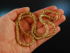 Around 1970! Beautiful Vintage Snakes Chain Silver 925 Gold Plated