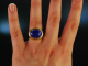 Handarbeit um 1990! Edler Lapislazuli Ring Gold 750