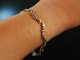 Around 1990! Nice vintage bracelet diamonds 0,3 ct 17,2 gram gold 750