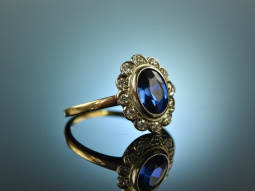 Vienna around 1915! Classic Fine Engagement Ring Gold 585...