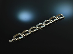 Around 1968! Chic cool vintage links bracelet silver 925