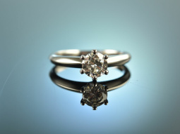 Say yes! Klassischer edler Verlobungs Brillant Ring 1 ct...