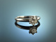 Say yes! Klassischer edler Verlobungs Brillant Ring 1 ct Wei&szlig;gold 750
