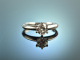 Say yes! Klassischer edler Verlobungs Brillant Ring 1 ct Wei&szlig;gold 750