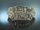Um 1920! Feinstes Art Deco Platin Armband mit ca. 4,5 ct Diamanten