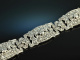 Um 1920! Feinstes Art Deco Platin Armband mit ca. 4,5 ct Diamanten