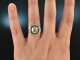 Um 1920! Feinster Art Deco Platin Ring Altschliff Diamant ca. 2,9 ct Saphire