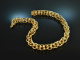 Around 1975! Chic heavy links necklace silver 925 gold plated
