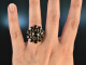 Around 1935! Imposing historical garnet ring yellow gold 333