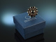 Around 1935! Imposing historical garnet ring yellow gold 333