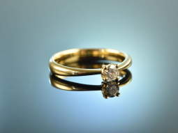 My Love! Klassischer Vintage Verlobungs Ring Brillant...