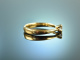 My Love! Classic Vintage Engagement Ring Brilliant Solitaire 0,24 ct Gold 750