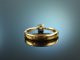 My Love! Klassischer Vintage Verlobungs Ring Brillant Solit&auml;r 0,24 ct Gold 750