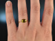 Pretty Green! Feiner Ring Peridot Diamanten Gelb Gold 750