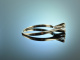 My Love! Classic Vintage Engagement Ring Brilliant 0.22 ct White Gold 750