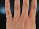 Tender Love! Sehr zarter Diamant Ring Gelb Gold 585 Platin um 1970