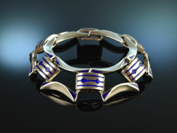 Probably Sweden around 1965! Beautiful links bracelet...