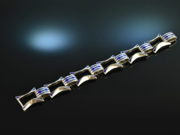 Probably Sweden around 1965! Beautiful links bracelet...