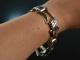 Probably Sweden around 1965! Beautiful links bracelet silver blue enamel