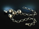 Georg Kramer um 1960! Sensationelles Vintage Design Collier Silber Amethyste signiert