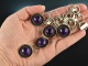 Georg Kramer um 1960! Sensationelles Vintage Design Collier Silber Amethyste signiert
