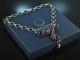 Georg Kramer um 1960! Sensationelles Vintage Design Collier Silber Amethyste signiert