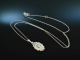 Feines Glitzern! Eleganter Brillant Anh&auml;nger mit Kette 0,25 ct Wei&szlig; Gold 750