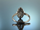 Be mine! H&uuml;bscher Verlobungs Ring Brillanten 0,15 ct Wei&szlig; Gold 750