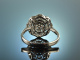 Timelessly elegant! Beautiful ring diamonds 0,6 ct white gold 750