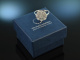 Timelessly elegant! Beautiful ring diamonds 0,6 ct white gold 750