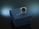 Edler Schimmer! Eleganter Ring Rauchquarz Brillanten 0,35 ct Wei&szlig; Gold 750