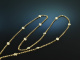 Zartes Glitzern! Edle Kette mit 21 Brillanten zus. 0,7 ct Gold 750