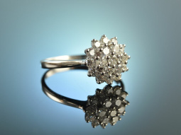 My love! Noble classical engagement ring diamonds 0,85 ct...