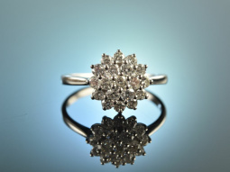 My love! Noble classical engagement ring diamonds 0,85 ct...