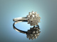 My love! Noble classical engagement ring diamonds 0,85 ct white gold 750