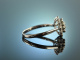My love! Noble classical engagement ring diamonds 0,85 ct white gold 750