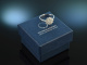 My love! Noble classical engagement ring diamonds 0,85 ct white gold 750