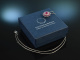 Timelessly beautiful! Classic Ruby Brilliant Pendant with Chain White Gold 750